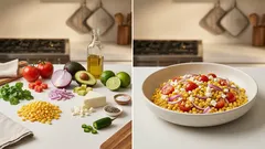 Ensalada de choclo con palta y queso fresco: lista en 10 minutos para el asado