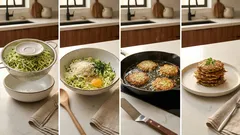 Frituras de zapallito italiano con parmesano: crujientes por fuera y jugosas por dentro