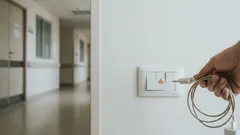 Qué significa el tomacorriente naranja con triángulo y cuándo conviene usarlo