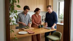 Por qué las barras integradas serán el nuevo comedor en 2026 y cómo sumarte sin remodelar